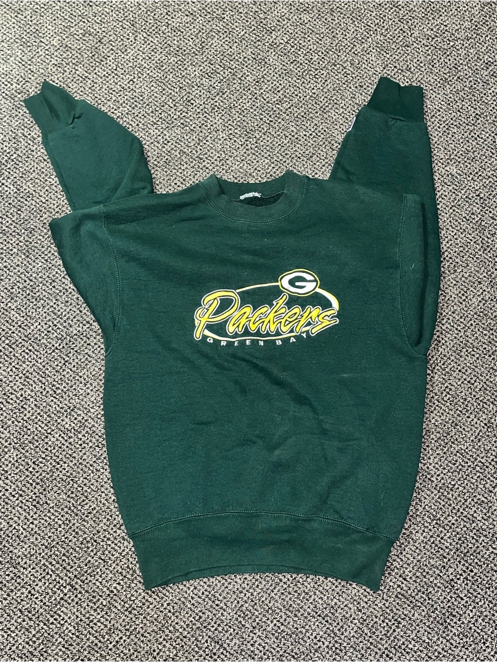 Vintage 90’s Pro Player Green Bay Packers Crewneck Sweatshirt Green